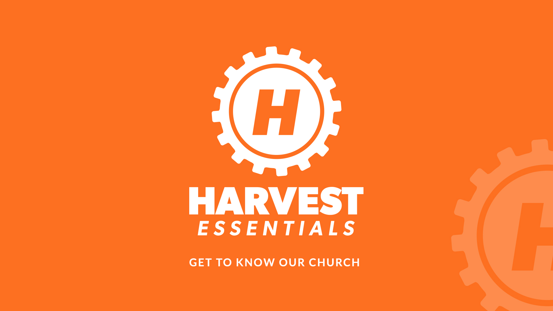 Harvest Essentials class